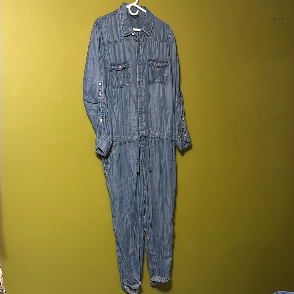Blue Denim Jumpsuit